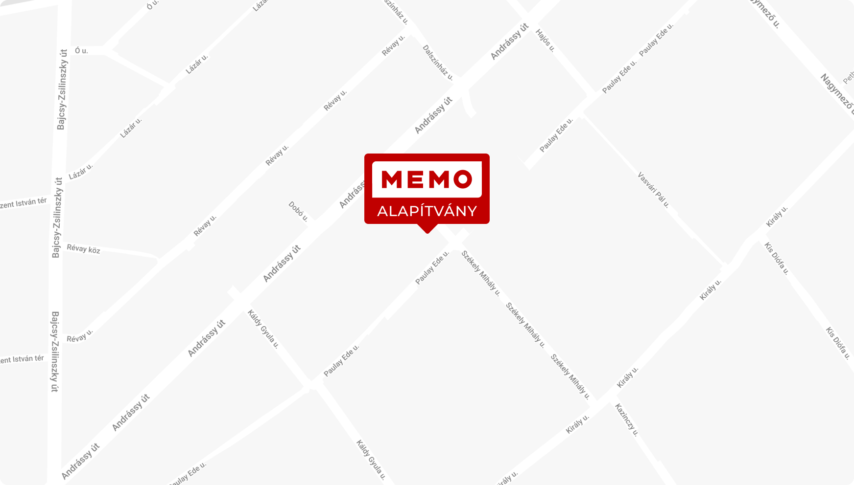 MEMO térkép